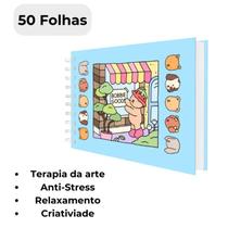 Kit Estojo de Colorir CAPA MOLE 24.36.48.60 Cores Bobbie Goods Caneta Ponta Dupla Livro