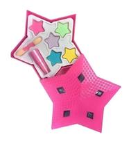 Kit Estojo De Maquiagem Para Boneca Infantil Formato Estrela Kit Estojo De Maquiagem Para Boneca Infantil Formato Estrela
