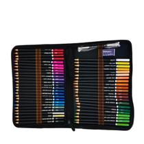 Kit Estojo Lápis colorido pintura Arte 51 Pcs Profissional top