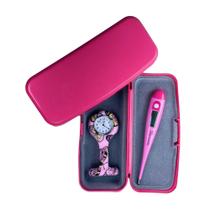 Kit Estojo Relógio Lapela Termômetro Estágio Enfermagem