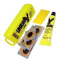 Kit Estojo Remendo Unium Conserto Câmara De Ar Bike Com Cola