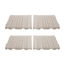 Kit - Estrado Plástico (4 Un = 1m²) 4,5x50x50 Natural - Della Plast