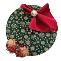 Kit Estrela de Natal 6 Lugares Capa Sousplat Base Guard. PG Kit Estrela de Natal 6 Lugares Capa Sousplat Base Guard. PG
