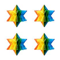 Kit Estrela Junina Color Origami 4 Peça 20 cm