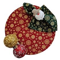 Kit Estrela Natalina 10 Lugares Capa Sousplat Base Guard. PG