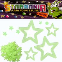 Kit Estrela Vazada brilha escuro Fluorescente 106u Starmania