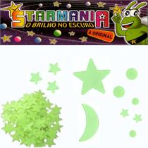 Kit estrelas brilha escuro Fluorescente Neon 108un Starmania