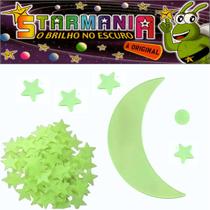 Kit estrelas Lua brilha escuro Fluorescente 103un Starmania Kit estrelas Lua brilha escuro Fluorescente 103un Starmania