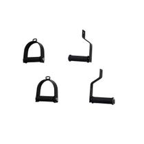 Kit estribo academia unilateral fechado aberto para treino academia estação crossover