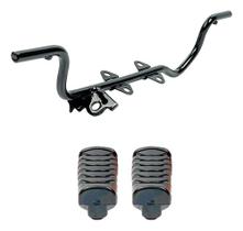 Kit Estribo Dianteiro Maciço C/borracha Biz 100 Pop 100