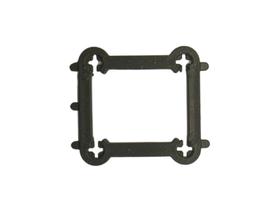 Kit Estribo Encaixe Interno Polímero 8x7cm Para Obras Pilar Concreto Construção.