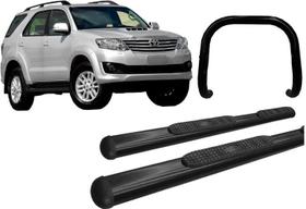 Kit Estribo Oval Quebra Mato S/Barra Preto SW4 até 2015