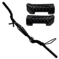 Kit Estribo Par Borracha Mix Titan Fan Start 125 150 160