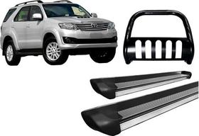 Kit Estribo Perso quebra Mato C/ Chapa Preto Sw4 Até 2015 Kit Estribo Perso quebra Mato C/ Chapa Preto Sw4 Até 2015