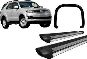 Kit Estribo Perso quebra Mato S/ Barra Preto Sw4 Até 2015