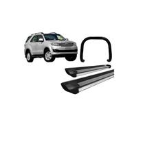 Kit Estribo Perso quebra Mato S/ Barra Preto Sw4 Até 2015