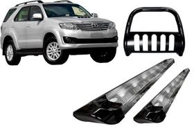 Kit Estribo Personalizado Quebra Mato C/Barra Preto SW4 até 2015