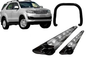 Kit Estribo Personalizado Quebra Mato S/Barra Preto SW4 até 2015