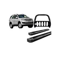 Kit Estribo Plataf+quebra Mato C/ Chapa Preto Sw4 Até 2015