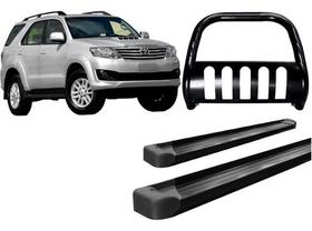 Kit Estribo Plataf quebra Mato C/ Chapa Preto Sw4 Até 2015 Kit Estribo Plataf quebra Mato C/ Chapa Preto Sw4 Até 2015