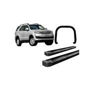 Kit Estribo Plataf+quebra Mato S/ Barra Preto Sw4 Até 2015