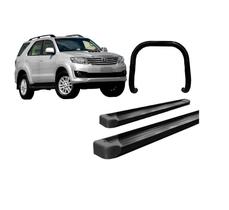 Kit Estribo Plataforma Quebra Mato S/Barra Preto SW4 até 2015