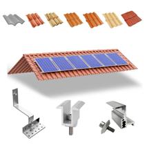 Kit Estrutura Suporte Linha C 06 Placas Solar Telha Colonial