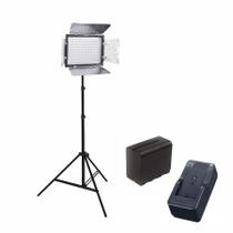 Kit Estúdio Tripe E Iluminador Led Yn300 Bi-color - Completo
