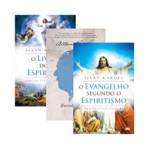 Kit Estudo 03 Livros: O Evangelho Segundo O Espiritismo, Livro Dos Espíritos E Valiosos Textos Da Re Kit Estudo 03 Livros: O Evangelho Segundo O Espiritismo, Livro Dos Espíritos E Valiosos Textos Da Re