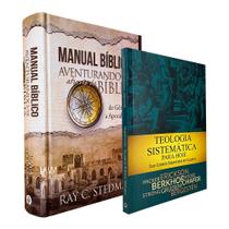 Kit Estudos Bíblicos Manual Bíblico Através da Bíblia + Teologia Sistemática para Hoje
