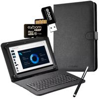Kit Estudos Capa com Teclado + Cartão 64gb Para Tablet M7 3G Multilaser