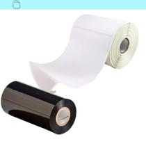 Kit Etiqueta Couche 10X15 100X150 E Ribbon Cera 110X74 Branco