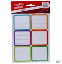 KIT Etiquetas Adesivas Para Caderno Escolar Etiqueta Material Escola Etiqueta para Nome Adesivo