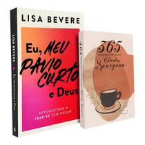 Kit Eu, Meu Pavio Curto e Deus + 365 Mensagens Diárias Charles Spurgeon Café