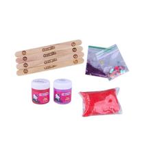 Kit eu que fiz slime fabriquinha hello kitty- i9 brinquedos bri0130
