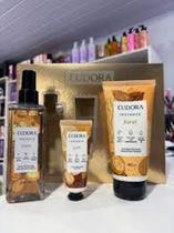Kit Eudora Instance Castanha Hidratante, Creme para Mãos e Body Splash Kit Eudora Instance Castanha Hidratante, Creme para Mãos e Body Splash
