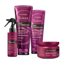 Kit Eudora Pro Cronology Shampoo+Cond+Masc+Leave-in