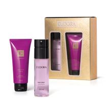 Kit Eudora Roxo: Creme Corporal 100ml + Body Spray 100ml Kit Eudora Roxo: Creme Corporal 100ml + Body Spray 100ml