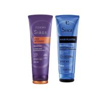 kit Eudora Shampoo Regeneração Hair-Plastia liso Intenso