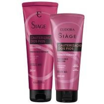 Kit Eudora Siàge Cauterização dos Fios Shampoo 250ml + Condicionador 200ml