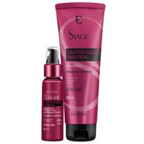Kit Eudora Siàge Cauterização dos Fios Shampoo 250ml + Sérum 60ml