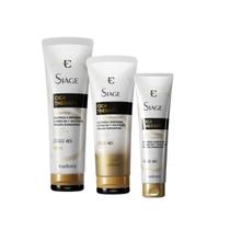 Kit Eudora Siàge Cica-Therapy Leave-in Shampoo Condicionador Tratamento Capilar Restauração