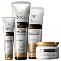 Kit Eudora Siàge Cica-Therapy Shampoo Condicionador Máscara Leave-in