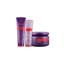 Kit Eudora Siage Combate o Frizz Shampoo + Condicionador + Máscara