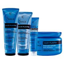 Kit Eudora Siáge Hair Plastia - 3 Produtos + Leave-in Pro-Aging 100 ml