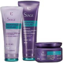Kit Eudora Siàge Hidratação Micelar Sha + Cond + Máscara