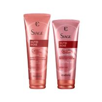 Kit Eudora Siáge Nutri Rose 4D - Shampoo e Condicionador