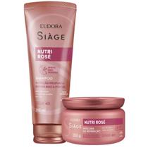 Kit Eudora Siàge Nutri Rosé Shampoo 250ml + Máscara 250g