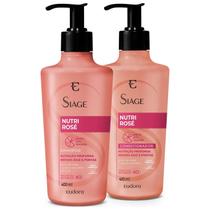 Kit Eudora Siàge Nutri Rosé Shampoo 400ml + Condi 400ml Kit Eudora Siàge Nutri Rosé Shampoo 400ml + Condi 400ml