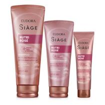 Kit Eudora Siàge Nutri Rosé Shampoo + Condi + Leave-in